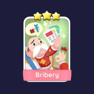 Bribery 3⭐ Monopoly Go Sticker