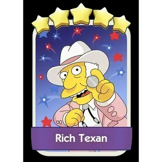 Rich Texan 5⭐ Monopoly Go Sticker
