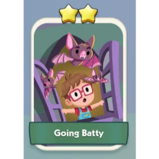 Going Batty 2⭐ Monopoly Go Sticker Set 7