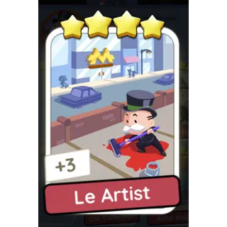 Le Artist 4⭐ Monopoly Go Sticker Bonus Set 
