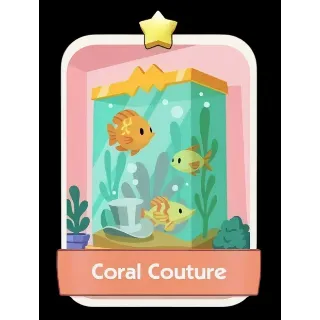 Coral Couture 1⭐ Monopoly Go Sticker
