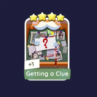 Getting a Clue 4⭐ Monopoly Go Sticker