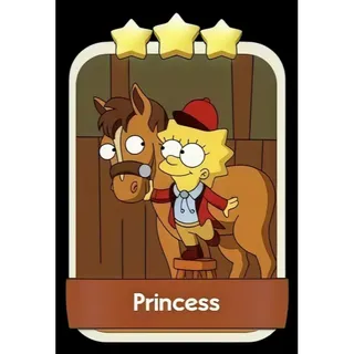 Princess 3⭐ Monopoly Go Sticker