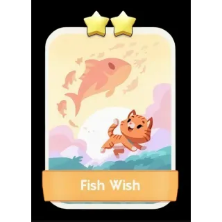 Fish Wish 2⭐ Monopoly Go Sticker