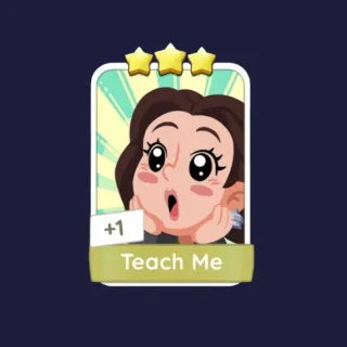 Teach Me 3⭐ Monopoly Go Sticker