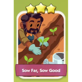 So Far So Good 3⭐ Monopoly Go Sticker Set 9