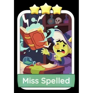 Miss Spelled 3⭐ Monopoly Go Sticker Set 15