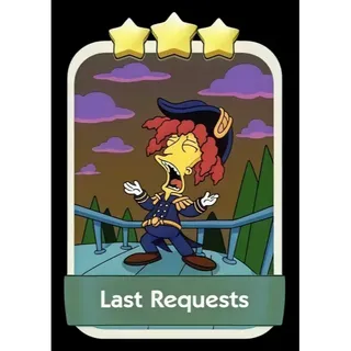 Last Requests 3⭐ Monopoly Go Sticker