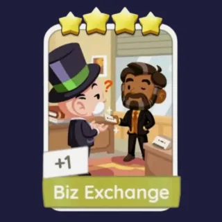 Biz Exchange 4⭐ Monopoly Go Sticker