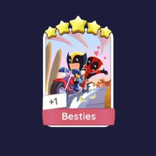 Besties 5⭐ Monopoly Go Sticker