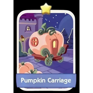 Pumpkin Carriage 1⭐ Monopoly Go Sticker