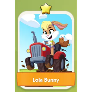 Lola Bunny 1⭐ Monopoly Go Sticker Set 1
