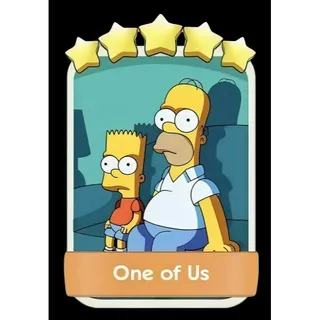 One of Us 5⭐ Monopoly Go Sticker