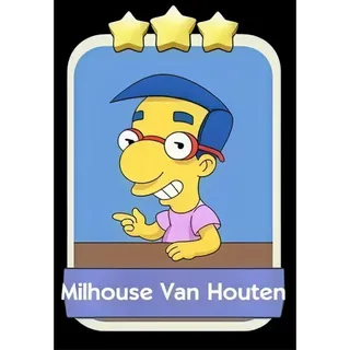 Milhouse Van Houten 3⭐ Monopoly Go Sticker
