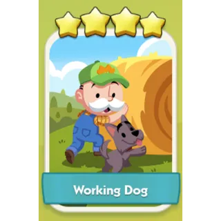 Working Dog 4⭐ Monopoly Go Sticker Set 15