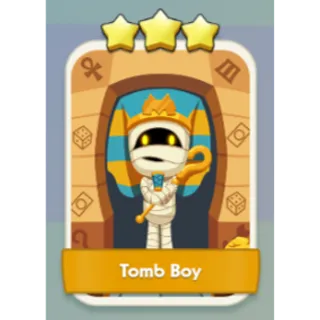 Tomb Boy 3⭐ Monopoly Go Sticker Set 10