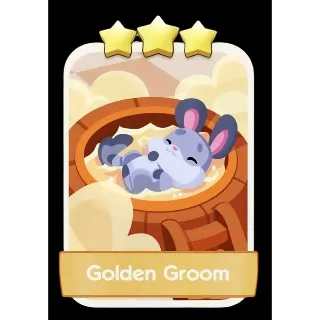 Golden Groom 3⭐ Monopoly Go Sticker