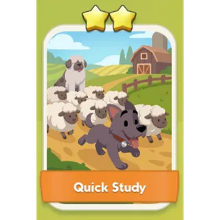 Quick Study 2⭐ Monopoly Go Sticker Set 5