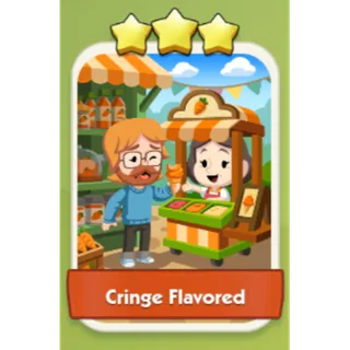 Cringe Flavored 3⭐ Monopoly Go Sticker Set 14