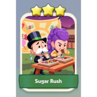 Sugar Rush 3⭐ Monopoly Go Sticker Set 9
