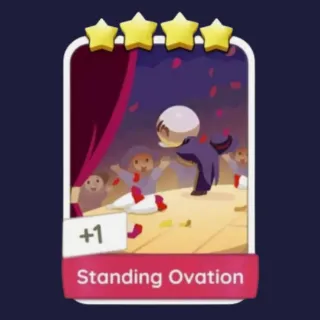 Standing Ovation 4⭐ Monopoly Go Sticker