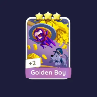 Golden Boy 3⭐ Monopoly Go Sticker