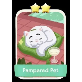 Pampered Pet 2⭐ Monopoly Go Sticker