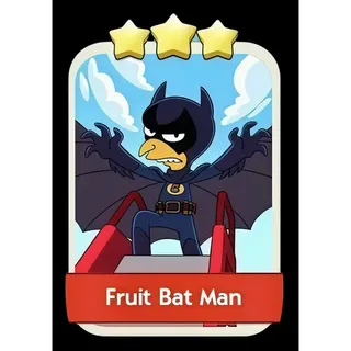 Fruit Bat Man 3⭐ Monopoly Go Sticker