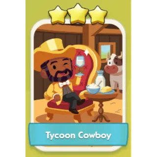 Tycoon Cowboy 3⭐ Monopoly Go Sticker Set 10