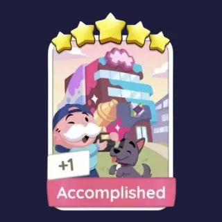 Accomplished 5⭐ Monopoly Go Sticker