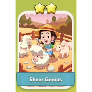 Shear Genius 2⭐ Monopoly Go Sticker Set 6