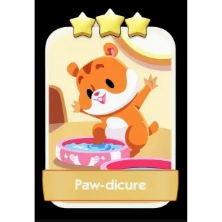 Paw-dicure 3⭐ Monopoly Go Sticker
