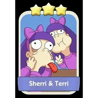 Sherri and Terri 3⭐ Monopoly Go Sticker