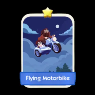 Flying Motorbike 1⭐ Monopoly Go Sticker