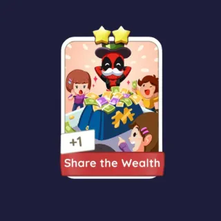 Share the Wealth 2⭐ Monopoly Go Sticker