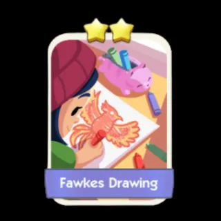 Fawkes Drawing 2⭐ Monopoly Go Sticker