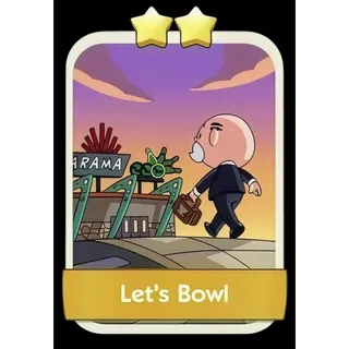 Lets Bowl 2⭐ Monopoly Go Sticker