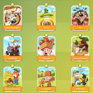 ACME Acres Monopoly Go Stickers Set 1 (Read Important Note and Rules)