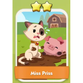 Miss Priss 2⭐ Monopoly Go Sticker Set 5