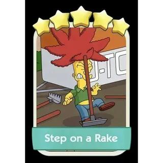 Step on a Rake 5⭐ Monopoly Go Sticker