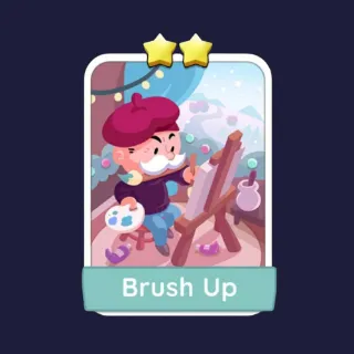 Brush Up 2⭐ Monopoly Go Sticker