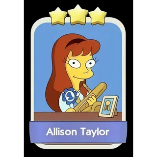 Allison Taylor 3⭐ Monopoly Go Sticker