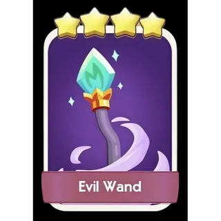 Evil Wand 4⭐ Monopoly Go Sticker