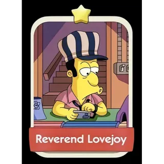 Reverend Lovejoy 1⭐ Monopoly Go Sticker