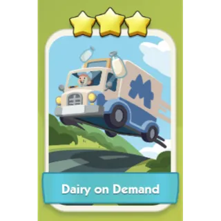 Dairy on Demand 3⭐ Monopoly Go Sticker Set 10