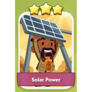 Solar Power 3⭐ Monopoly Go Sticker Set 9