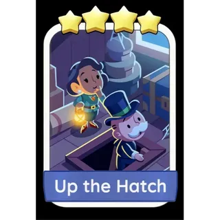 Up the Hatch 4⭐ Monopoly Go Sticker Set 18