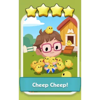 Cheep Cheep 4⭐ Monopoly Go Sticker Set 15