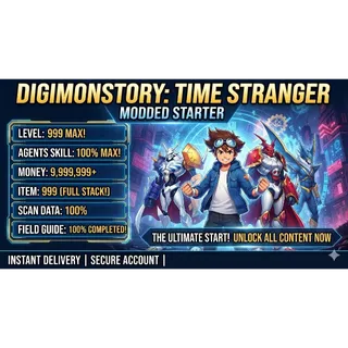 Digimon Story: Time Stranger Modded Starter Max