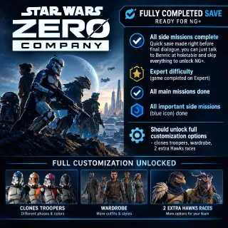 Star Wars Zero Company Modded NG+